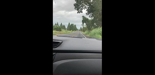  Sucking big dick on the road